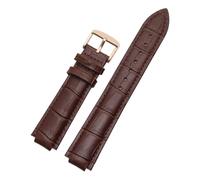PNESHGTT Compatibile con il cinturino dedicato Louis Vuitton Tambour Series Q1121 for uomo e donna in pelle Q114k, compatibile con l'orologio LV con bocca rialzata.(Grey,12x21mm)