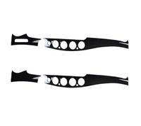 PNESHGTT Compatibile con Il Pannello del cruscotto Anteriore in Fibra di Carbonio for Auto, Compatibile con Gli Accessori Interni cromati Benz Classe E W213 E200 E300 LHD(Carbon No Hole)
