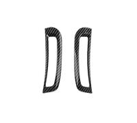 PNESHGTT Compatibile con Kia EV3, griglia di copertura del condizionatore d'aria superiore anteriore del montante A, strisce decorative, accessori di stile.(Carbon Fiber)