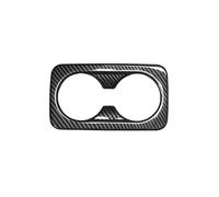PNESHGTT Compatibile con Kia Stinger 2018-2023 Bracciolo centrale del sedile posteriore Portabicchieri for acqua Cornice decorativa Accessori interni(Carbon Fiber)