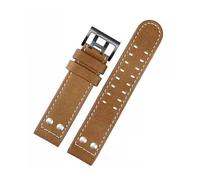 PNESHGTT Compatibile con l'orologio Hamilton Khaki Aviation H77616533 H70615733 cinturino in pelle Jazz Field da uomo 20 22 stile(B khaki black,20mm)