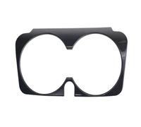 PNESHGTT Compatibile con Mercedes Classe C W205 GLC X253 2015-2021 in Fibra di Carbonio for riporre l'auto, bracciolo, Coperchio for Tazza d'Acqua, Accessori for Auto(B Model Black)