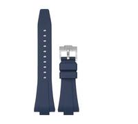 PNESHGTT Compatibile con Tissot PRX 35MM/40MM serie uomo donna cinturino in gomma di ricambio moda casual + strumenti a sgancio rapido(Royal01,35mm-11mm)