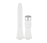 PNESHGTT Compatibile con Tissot PRX 35MM/40MM serie uomo donna cinturino in gomma di ricambio moda casual + strumenti a sgancio rapido(White01,40mm-12mm)