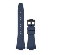 PNESHGTT Compatibile con Tissot PRX 35MM/40MM serie uomo donna cinturino in gomma di ricambio moda casual + strumenti a sgancio rapido(Royal02,35mm-11mm)