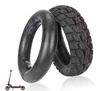 Pneu esterno e interno 255 x 80 per scooter elettrico Kukirin G2 Max, G2 Master, G3 Pro - Pneumatico standard 255 x 80 + camera d'aria 10 x 2,5 con valvola curva a 90°