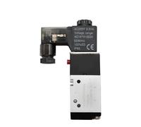 Pneumatic 3/2 Way Solenoid Valve Type 2 Position 3 Port Pilot-Operated Single Electric Control 3V110-06(3V110-06 Wire-PC6-01,DC24)