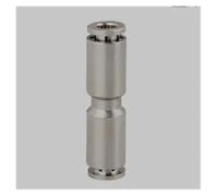 Pneumatic Connectors 6.35mm 1/4" Nickel Plated Brass Push In Quick Connector Release Air Fitting Plumbing
