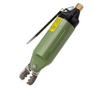 Pneumatic Crimping Plier, Air Powered Cable Crimper, Handheld Air Powered Wire Crimping Tool, with Air Pressure Regulating Valve, for 1.25-2.0-5.5mm Bare Insulated Terminal Pliers