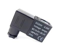 Pneumatic Electric Solenoid Valve 4V210-08 5 Way 2 Position Control Air Gas Magnetic Valve 12V 24V 220V 4mm-12mm Hose Fittings(PC 12mm Fittings,DC 24V)