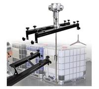 Pneumatic Mixer,Agitator, Tank Mixer Machine 1/2H P 3/4H P 1H P, Paint Stirring Machine Bracket Air Agitator Paint Mix Tool Large5Cylinders(3Cylinders)