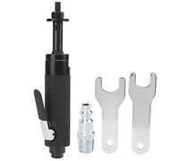 Pneumatic Polishing Machine | 1 / 4in Pneumatic Intake 4000rpm for Irregular Surfaces | Straight Sander for Wood / Furniture / Jewelry | Alloy Steel Low Noise (US Style)