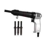 Pneumatic Rivet Gun Air Hammer Metal Handle Nailing Machine Fixed Semi-Hollow Rivet Heads Professional Tool Per molti media(250s n 4 solid rods)
