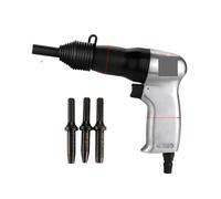 Pneumatic Rivet Gun Air Hammer Metal Handle Nailing Machine Fixed Semi-Hollow Rivet Heads Professional Tool Per molti media(150s n 4 solid rods)