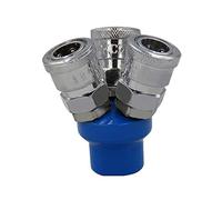 pneumatic tools Pneumatic C- type Quick Connector, Round Three- way Air Pump Branch, Three- jaw Air Compressor Three- pronged Joint