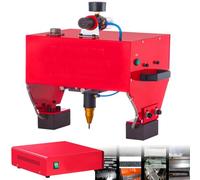 Pneumatica industriale Macchina per marcatura per incisione Macchina per incidere a micropercussione potabile con area di marcatura 170x110 mm per Codice Marcatura, Numero di Serie, Lettera