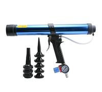 Pneumatica Sigillante Pistola, Fucile Ad Aria Compressa 600Ml Valvola Salsicce in Silicone Calafataggio Utensile Regolabile Di Velocità Strumenti Silicone Sigillante Di Vetro