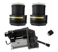 2x Sospensioni Pneumatiche Molla Aria MOLLA + Compressore for BMW X5 E70 X6 E71