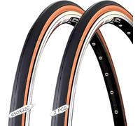 Pneumatici 650 32c, set di 2 pneumatici 650x32c, marroni, laterali lisci, 650 x 32c, pneumatici antiforatura for bici da strada, 650 x 32c, copertoncino 32-571 for ruote anteriori e posteriori di bici