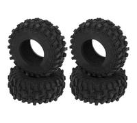 Pneumatici Cingolati Per Axial Per SCX24 Per FMS Per FCX24 1/24 | I pneumatici cingolati in gomma morbida inserti in schiuma offrono aderenza alla roccia e stabilità. Rc Crawler Pneumatici