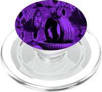 Pneumatici da moto Art Men Motorsports Purple Classic Car Wheels PopSockets PopGrip per MagSafe