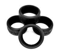 Pneumatici Deriva Rigidi Rc 65Mm Per Thunder Per Tiger 1/10 Parti | Aggiornamenti RC: pneumatici duri da drift offrono una presa precisa e duratura per corse su strada. Rc Crawler Pneumatici