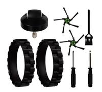 Pneumatici di ricambio per iRobot Roomba s9 (9150), s9+ s9 Plus (9550), ricambio per ruota anteriore serie S con spazzola laterale