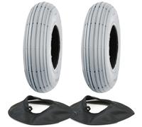 Pneumatici e camere d'aria per scooter per disabili 200x50, grigi, modello P191,