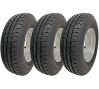Pneumatici e ruote per rimorchio 145R10 4x100 mm PCD 84/82N capacità di caric...