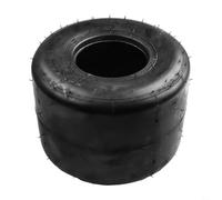 Pneumatici Go Kart 10 x 4,50-5 e 11 x 7,10-5 pneumatici in gomma senza camera d'aria per ruota anteriore o posteriore, ricambio antiusura per kart da corsa, nero, 1 confezione (11 x 7,10-5)