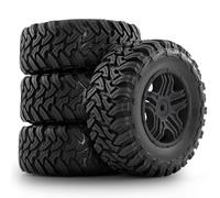 Pneumatici Gomma Auto Rc Compatibile Con Tamiya XV01 XV02 Per TT01 Per TT02 1/10 RC Per Auto Da Corsa Parti Di Aggiornamento Accessori 68mm Pneumatici Gomma Della Ruota Del Pneumatico(Black)