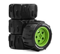 Pneumatici Gomma Sabbia 73mm 12mm Esagonali Per Grom 1/18 RC car | Potenziamento del tuo RC car con pneumatici a palette per sabbia, presa su terreni morbidi Aggiorna