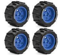Pneumatici Gomma Sabbia 73mm 12mm Esagonali Per Grom 1/18 RC car | Potenziamento del tuo RC car con pneumatici a palette per sabbia, presa su terreni morbidi Ricambi RC