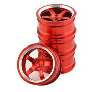 Pneumatici in Gomma RC per HSP per Tamiya per Kyosho per Sakura per Traxxas 1/10 RC 4 Pezzi On-Road Drift per Auto da per Corsa 52mm Cerchione Metallo Mozzo Ruota