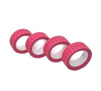 Pneumatici per Auto RC per Sakura per Traxxas per HSP per Tamiya per HPI per Kyosho 1/10 RC On-Road Drift per Touring Car Pneumatico Gomma Ruota 65mm(Red)