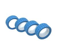Pneumatici per Auto RC per Sakura per Traxxas per HSP per Tamiya per HPI per Kyosho 1/10 RC On-Road Drift per Touring Car Pneumatico Gomma Ruota 65mm(Blue)