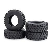 Pneumatici per Auto RC per Tamiya 1/14 RC Auto Aggiornamento Parte Trattore Camion 4 Pezzi Pneumatici Gomma per Tutti I Terreni delle Ruote Addensare Allargare 30 Mm