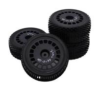 Pneumatici Per Buggy Per WLtoys Per HPI Per Redcat 1/10 1/12 Rc | Pneumatici diametro sfalsato 82/87mm offrono un'aderenza equilibrata e stabile in curva su ghiaia. Rc Pneumatici Set