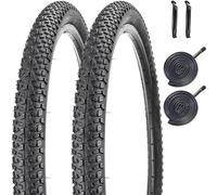 Pneumatici pieghevoli per mountain bike da 27,5", con camera d'aria, 27,5 x 2,125 pollici, compatibili con bici da strada e MTB da 27,5 x 1,95 e 27,5 x 2,10