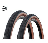 Pneumatici pieghevoli Schwalbe 2 x Billy Bonkers Performance ADDIX Nero/Bronzo 50-507 (24 x 2.00) con leva per pneumatici maxxi4you