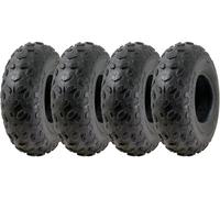 Pneumatici Quad ATV Wanda 19x7.00-8 E Marcati Stradali Set Di 4
