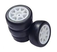 Pneumatici RC per 3Racing per Sakura M4 M5 per MST per TCR per Tamiya M04 M05 1/10 1/12 RC Drift Car 58mm Pneumatici Ruote con Spugna 12mm Esagonale