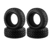 Pneumatici rc per Sakura per Traxxas per HSP per Tamiya per HPI per Kyosho 75Mm 1/10 RC On-Road Drift Touring Car Ruota di Gomma(Black)