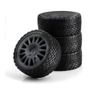 Pneumatici RC per Tamiya per TT01 per TT02 per XV01 per TA06 1/10 1/12 1/14 RC per Auto da per Corsa Pneumatici su per Strada Ruota di Aggiornamenti Parti(Gray)