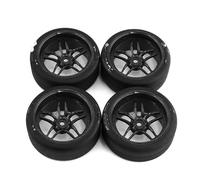 Pneumatici RC per Tamiya per TT01 per TT02 XV01 PTG-2 1/10 RC Drift Car On Road per Touring per Auto da per Corsa Ruota per Pneumatici 65mm Duro Tire(Black,C)