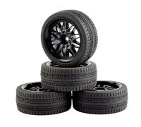 Pneumatici rc per Tamiya TT01 XV01 PTG-2 per WR8 per Kyosho per HSP 1/10 RC per Pneumatici per Auto da per Corsa su per Strada Touring Drift Car Pneumatico Ruota 64mm(C)