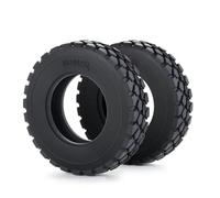 Pneumatici RC Ruote Per Tamiya 1/14 22 Mm/25 Mm Di Larghezza Pneumatici In Gomma Nera Ruote RC Rimorchi Trattori Camion Cerchi Anteriori E Posteriori(22mm 2Pcs)