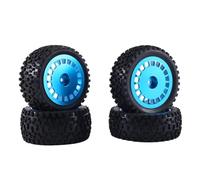 Pneumatici RC Ruote Per Tamiya TD4 DF03 DF02 Per TT02B DT03 DT02 DB01 1/10 Per Pneumatici Per Buggy Con Cerchi In Alluminio Ricambi Per Auto Fuoristrada EPX(Blue)