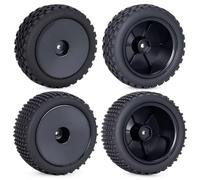Pneumatici Ruota Anteriore Posteriore Per Serpent SRX2 SRX4 1/10 | Esagonali da 12mm pneumatici Per buggy con presa salda e bassa usura l'uso nelle corse fuoristrada. RC