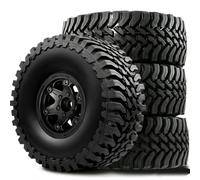 Pneumatici Ruote 2,2" Per Tamiya CC01 Per Traxxas Per TRX4 1/10 | Le ruote 2.2 beadlock e gli pneumatici in gomma offrono presa salda e trazione stabile sulle rocce. Rc Pneumatici Set
